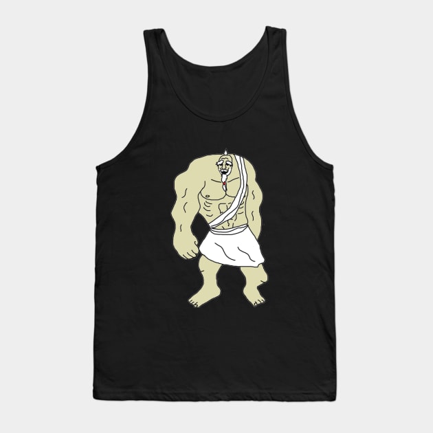 Zeus muscle form Tank Top by FusionDiabolos